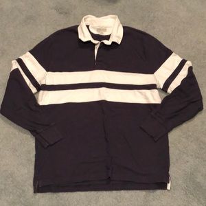 J Crew men’s Rugby shirt 100% cotton